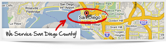 We Service San Diego County