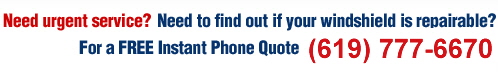 Windshield Repair in Rancho Del Rey Chula Vista